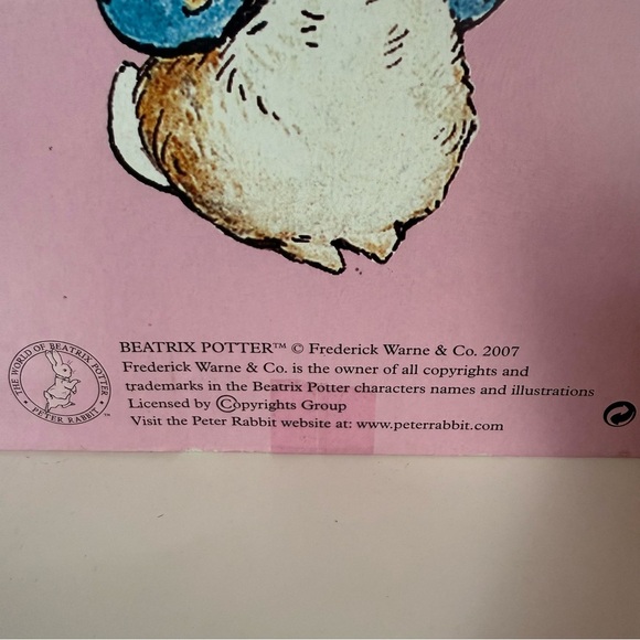 NEW! Beatrix Potter Peter Rabbit Wall Clock RARE Original 2007 In Box - Picture 3 of 8